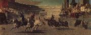Alexander von Wagner Romisches vehicle race china oil painting reproduction